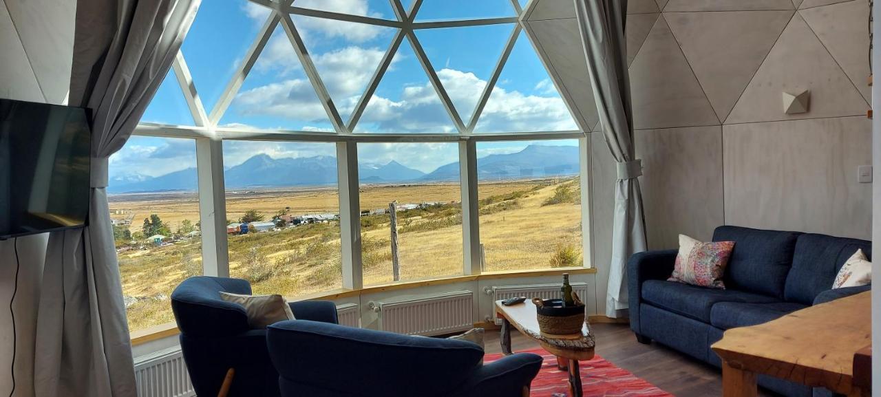 Dome With Stunning Glacier & Mountain Views Пуерто Наталес Екстериор снимка